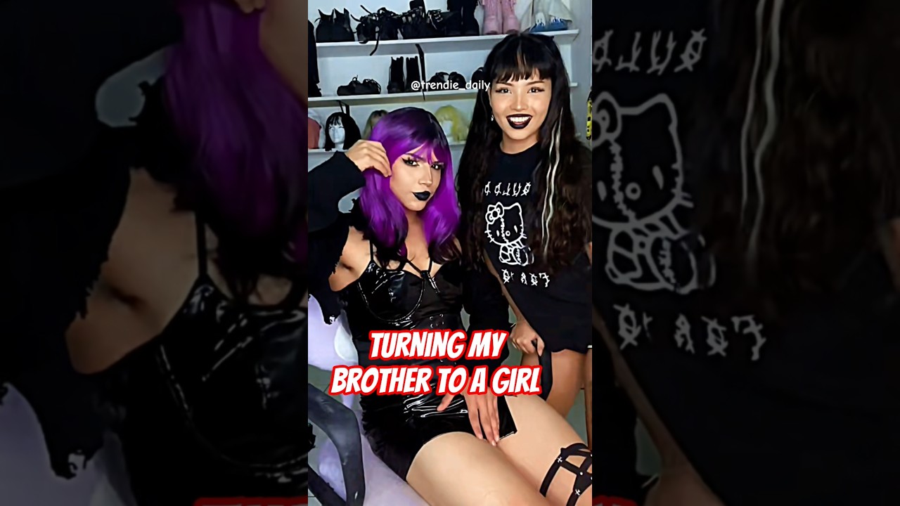 Turning My Brother Into a Girl 💄🤣 | Viral Makeup Challenge