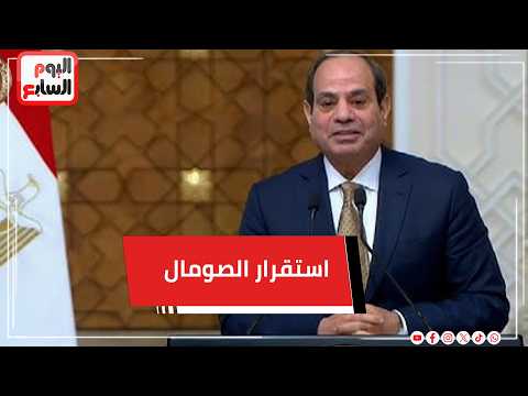 الرئيس السيسى: نرفض أي إجراءات من شأنها المساس باستقرار وسيادة الصومال