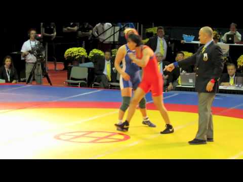 2012 Women's World Championships: 67 kg Yan Hong (CHN) vs. Dorothy Yeats (CAN)