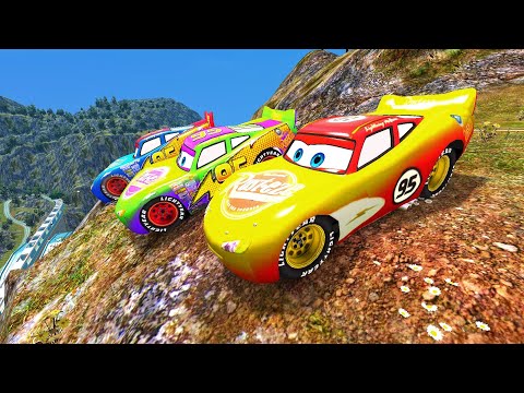 Dual Tone Lightning McQueen Damage Mod Testing Ep. 2 | GTA IV Cars Mod