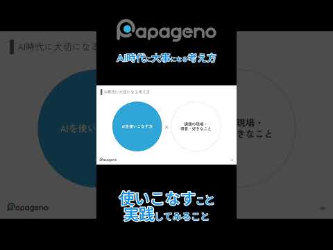 福祉計画学科 AI時代に大事になる考え方：AIを使いこなす力と掛け算する#shorts