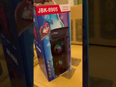 JBK wireless speaker. With led lamp. Each carton 12pcs . Low price selling