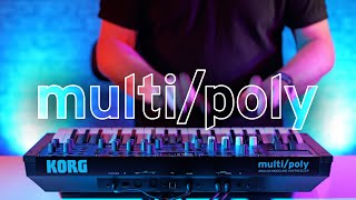 Video thumbnail for Korg multi/poly – The ultimate analogue modelling synthesizer by Korg UK