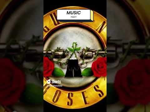 Music Fact: Guns N’ Roses #shorts #music #facts #tiktok #subscribe #viral