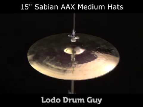 SOLD OUT 15" Sabian AAX MEDIUM Hats