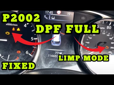 Nissan X Trail Fault Code DPF P2002 Diesel Particulate Filter | HOW TO FIX STEP BY STEP