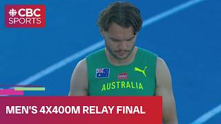 Men's 4x400m relay final at the World Athletics Relays Gaborone 26 | #CBCSports
