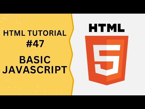 Html Tutorial 47 Basic Javascript With Html