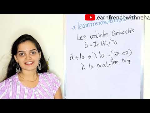 les articles contractés | learn french by Neha Gadgil #language #french#learn #learnfrench #français