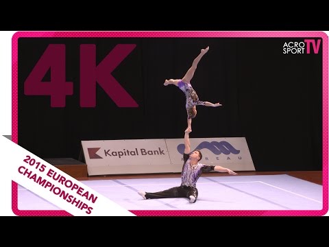 Chernova, Pataraia - Russia - Mixed pair - Senior balance final - European Championship 2015