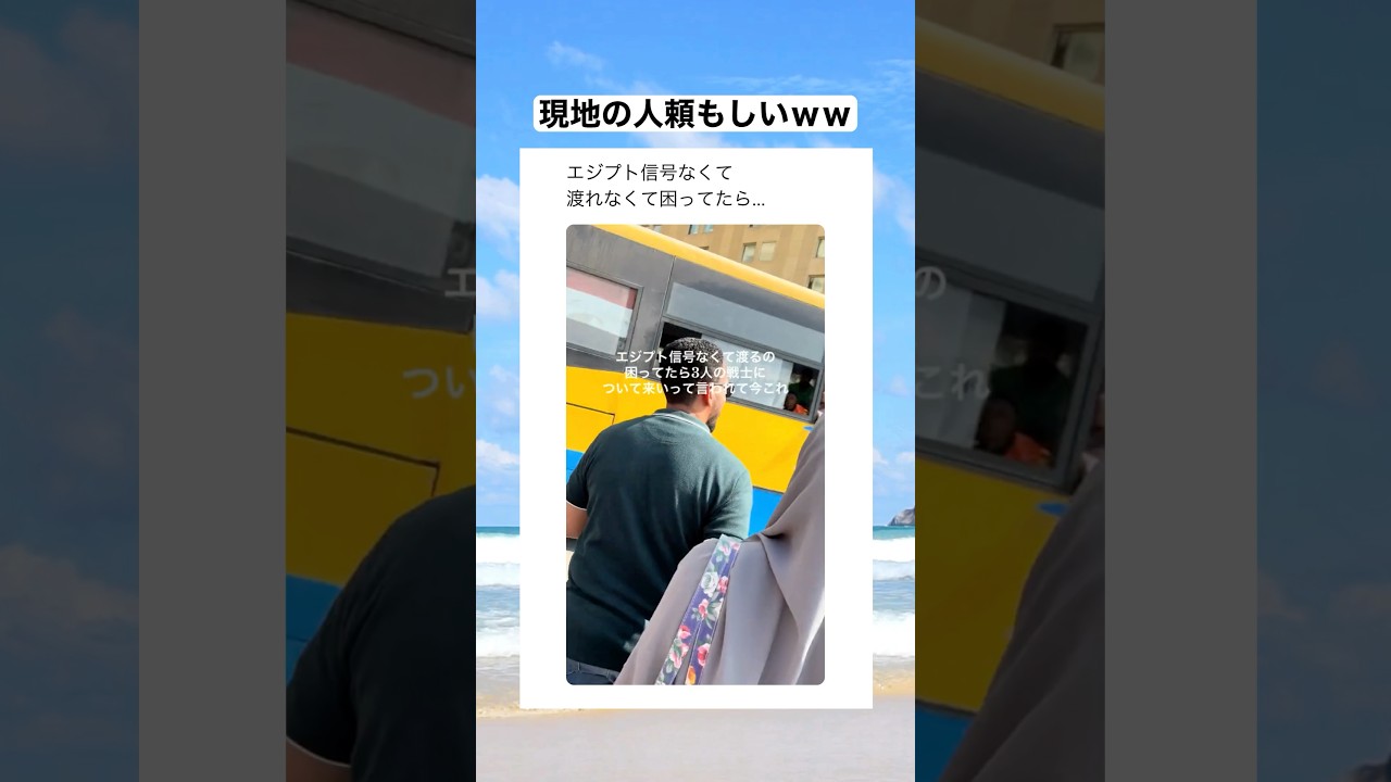 道路渡れなくて困ってたら現地の戦士たちが...　#shorts #おもしろ #おすすめ