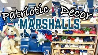 MARSHALLS PATRIOTIC SHOP WITH ME | 4TH OF JULY DECORATIONS 2021