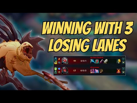 THIS IS HOW YOU CARRY 3 LOSING LANES | Rank 1 Fiddlesticks Gameplay