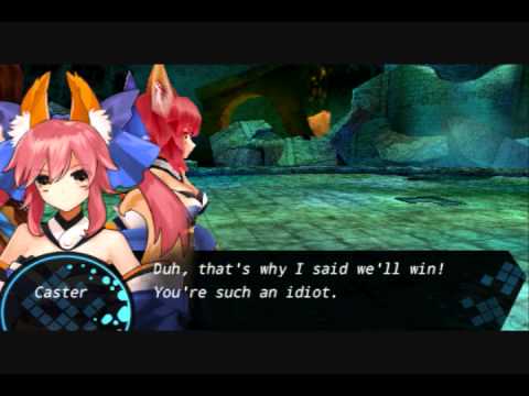 Let's Play - Fate/Extra - Part 23 - Caster VS Archer - Green Heroes...