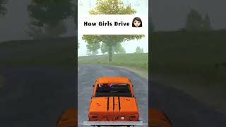Boys drive vs girls driving in pubg mobile😂😂