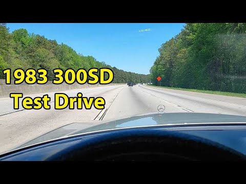 33,000 Mile 1983 Mercedes 300SD!!! - Test Drive