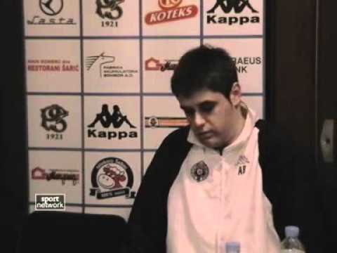 Rukomet RK Partizan - Planinka -izjava trenera Brkovica