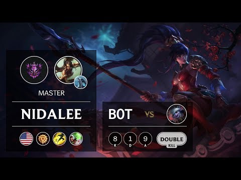 Nidalee Bot vs Tristana - NA Master Patch 9.19
