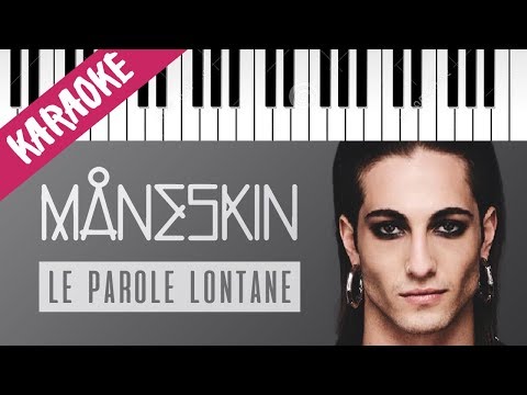 Måneskin | Le Parole Lontane // Piano Karaoke con Testo