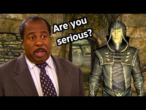 When you meet the dumbest NPC in Skyrim