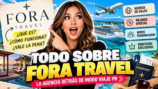 Que es FORA TRAVEL y Como FUNCIONA? | Modo Viaje PR