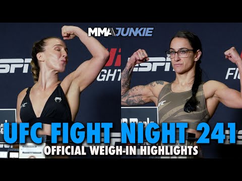 UFC Fight Night 241 Weigh-In Highlights: Session Complete in 75 Minutes