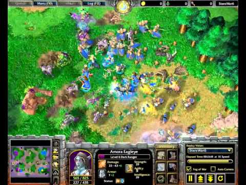 Warcraft 3 HD Replay - Yumiko0414 (Human) vs Dhc.Dhc_TH000 (Night Elf) - Part 3/3