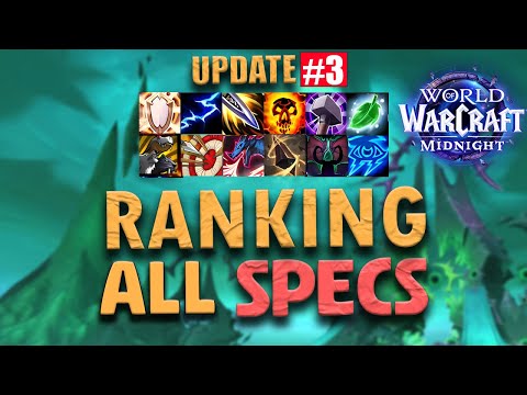 Progressive M+ TIERLIST | #3 Midnight Update | RANKING ALL SPECS | World of Warcraft Midnight