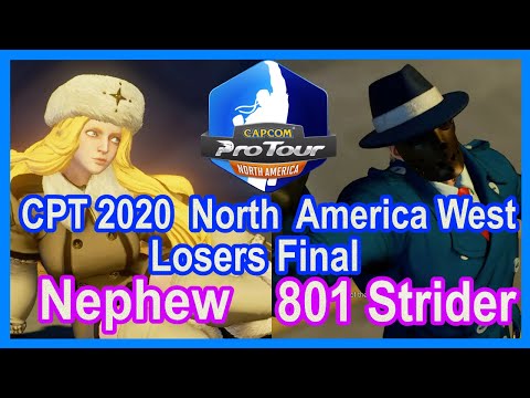 SFV Nephew VS 801 Strider CPT 2020 North America Losers Final | Nephew [Kolin] VS 801 Strider [G]