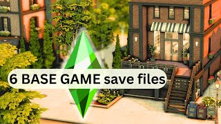 MUST HAVE 6 BASE GAME SAVE FILES YOU NEED in your SIMS 4 game! | SIMS 4 SAVE FILE REVIEW