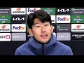 Son Heung Min Wolfsberger V Tottenham Pre Match Press Conference Europa League
