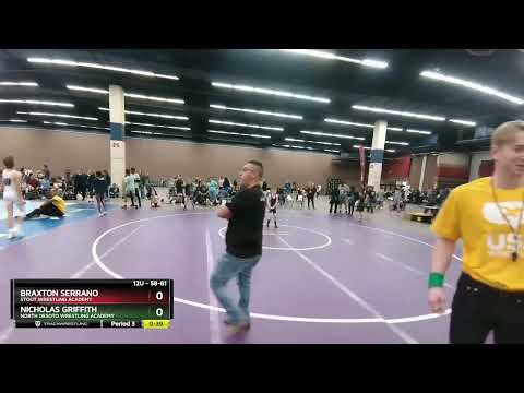 58-61 Lbs Cons. Round 3 - Braxton Serrano, Stout Wrestling Academy Vs Nicholas Griffith, North DeS