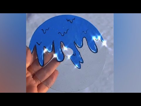DIY CD Project Day 1! (Clear CD Painting)