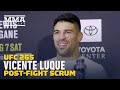 Vicente Luque Reacts to Kamau Usman's Post-Victory Tweet | UFC 265 | MMA Fighting