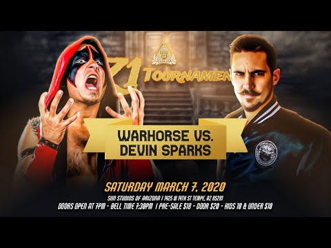 Warhorse vs The American Kaiju Devin Sparks from the #Z1Tournament