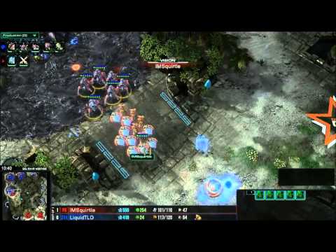 Insane baneling landmine by TLO - TLO vs Squirtle