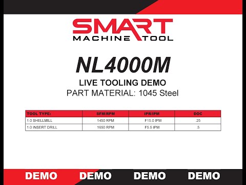 SMART MACHINE TOOL NL 4000LM 3-Axis CNC Lathes (Live Tools) | Hillary Machinery LLC (1)
