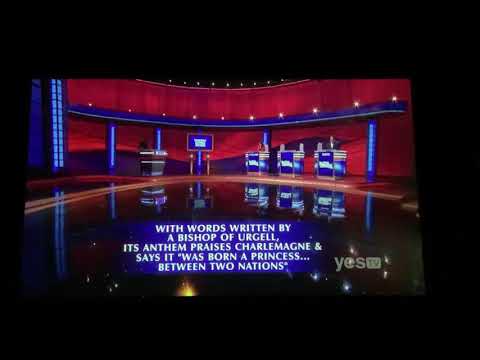 Only TWO for Final Jeopardy, “Countries’ National Anthems” - Jamie Logan Day 2 (5/6/21)