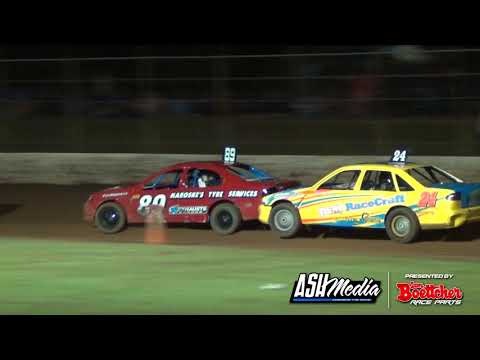 Modified Sedans: 2012/13 Queensland Title - C-Main - Kingaroy Speedway - 06.04.2013