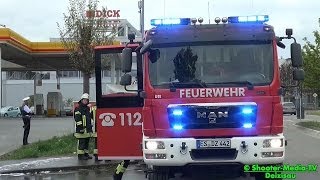 preview picture of video '[E] - Reifenbrand an LKW-Auflieger | Feuerwehr Deizisau im Einsatz | Brandbekämpfung erfolgreich'