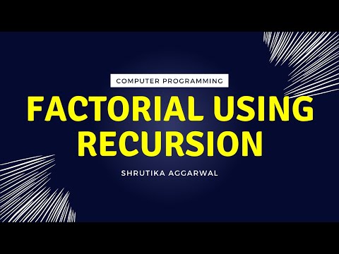 Factorial Using Recursion With Program Flow
