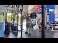 CrossFit Games Quarterfinals Test #4 | Max Rep Front Squat 360lbs x4 | Nick Dompierre