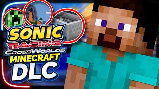 Sonic Racing x Minecraft Crossover! New DLC World Races Showcase!