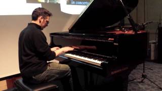 Claudio Vignali Crazy Piano Test Before Concert