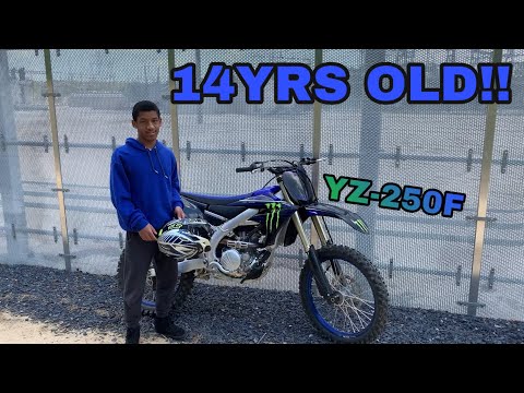 Teaching Little Brother How To Ride A Dirt Bike!! (2021 YZ-250F)