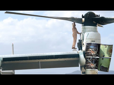 Opening $73 Million US V-22 Giant Engine For Heavy Maintenance