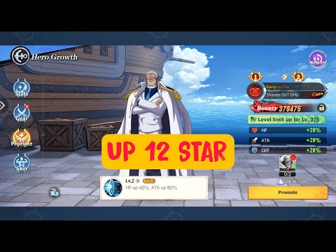 OP Fateful Sailing | UPGRADE 12 STAR GARP, MY MAIN DPS - All Code OP Captain and the Warlords