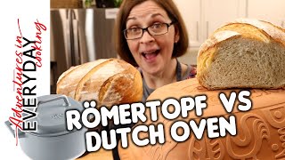 Which one does it better? Römertopf vs Dutch Oven Battle.