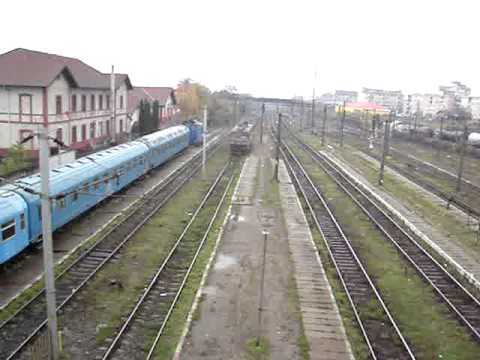 Masina GFR-ului 40-1004-7la manevra in Simeria