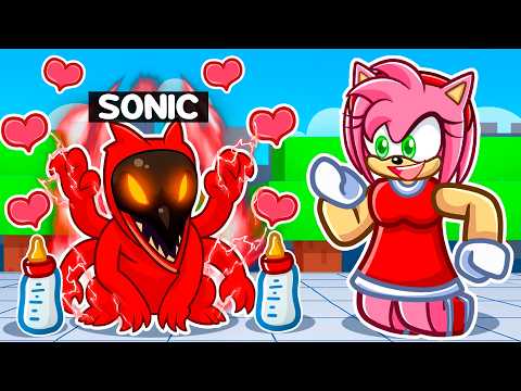 Adopting KAIJU ULTIMATE SONIC in Roblox Strongest Battlegrounds!